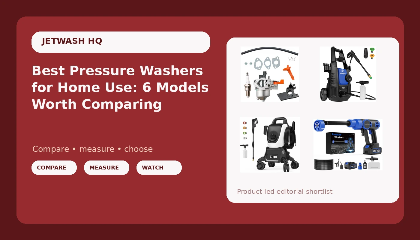 Best Pressure Washers for Home Use: 6 Models Worth Comparing