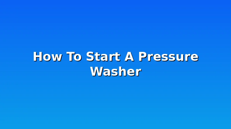 How To Start A Pressure Washer - JetWash HQ review with measurements and honest opinion