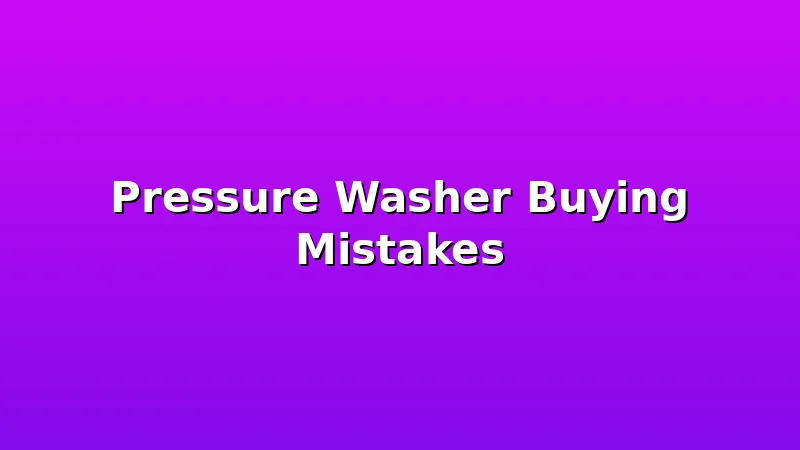 Pressure Washer Buying Mistakes - JetWash HQ review with measurements and honest opinion