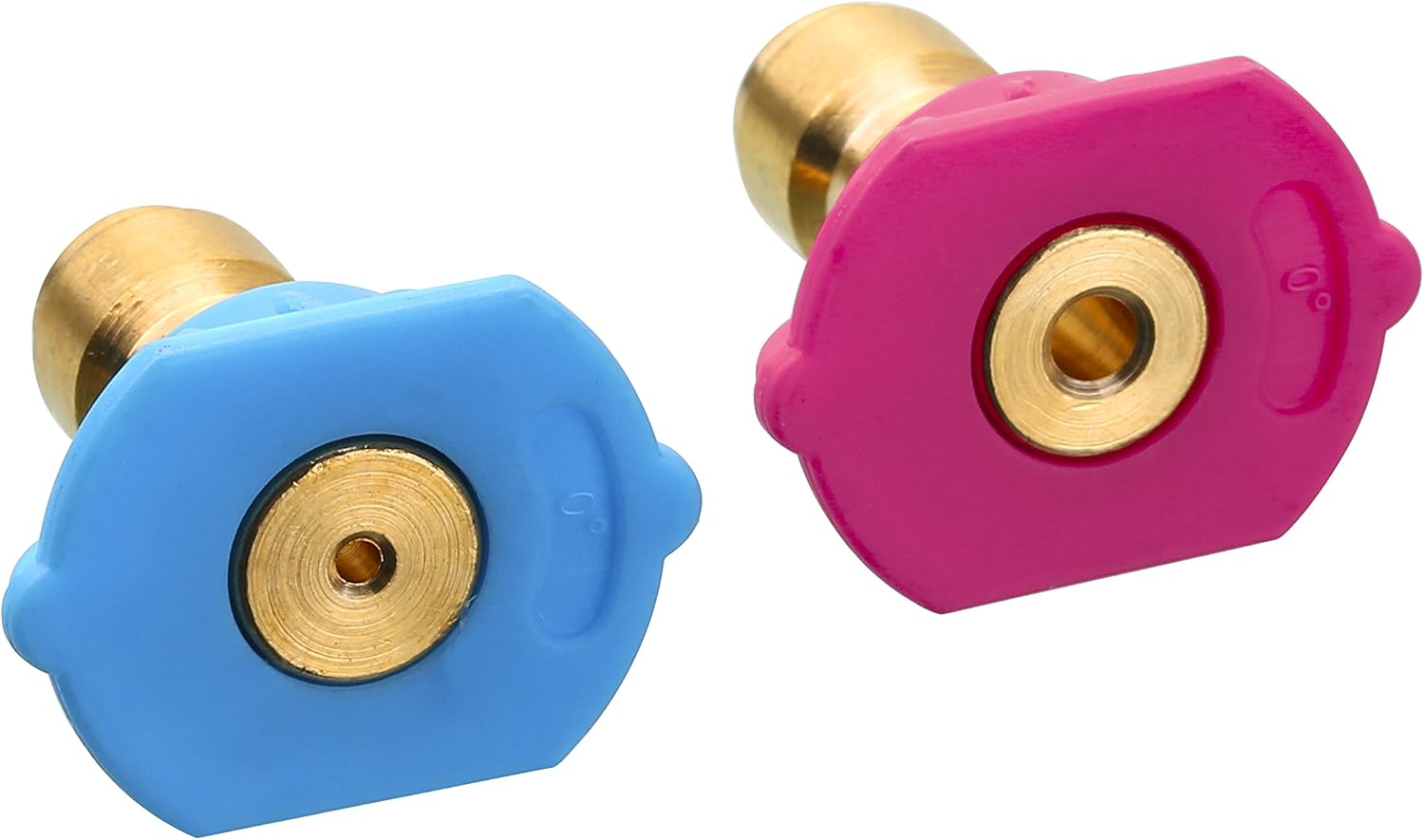 M MINGLE Second Story Quick-Connect Nozzle Tips for Power Washer, Soap and Rinse Jet Stream, Long Range Nozzle, 1/4 Inch, 4000PSI, 2-Pack