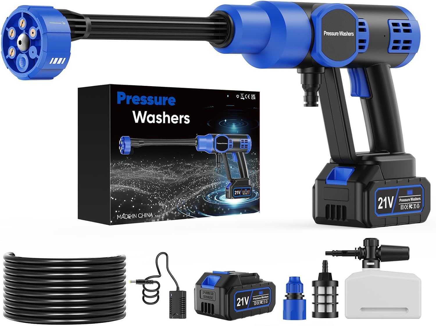 5000 PSI Cordless Pressure Washer with 4.0Ah Battery