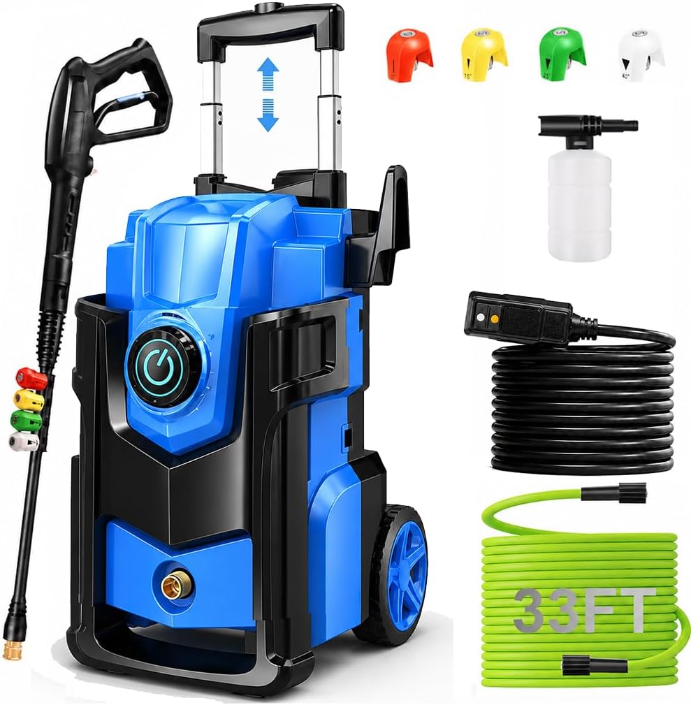 Heavy Duty Electric 5000PSI Pressure Washer,Power Washer Electric Powered
